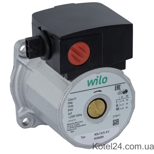 Насос котла Wilo KSL 15/5-3 C  (три скорости) 4534204