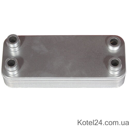 Теплообменник ГВС 12 пластин Vaillant Turbomax Pro/ Plus, Atmomax Pro/ Plus Zilmet 17B1901215